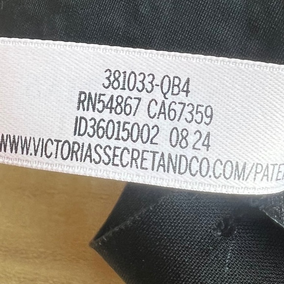 VICTORIA'S SECRET BARE Open Plunge Bra 32C Black - Picture 3 of 9